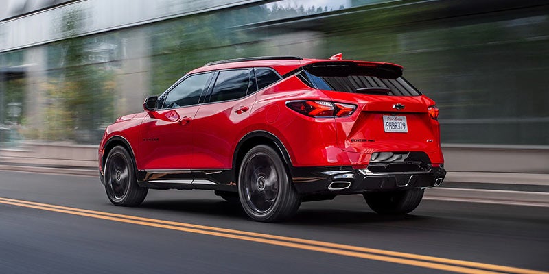 2021 Chevrolet Blazer running on road